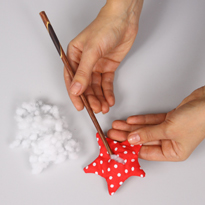 Украшения на елку: елочная игрушка из лоскута. Шаг 5