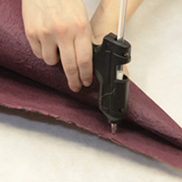 Упаковка для шампанского: елка своими руками . Шаг 3