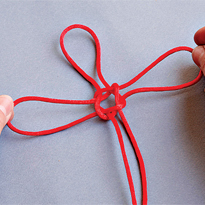 Декоративные китайские узлы. Шаг 6