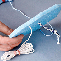 Шнур в технике кумихимо. Шаг 4