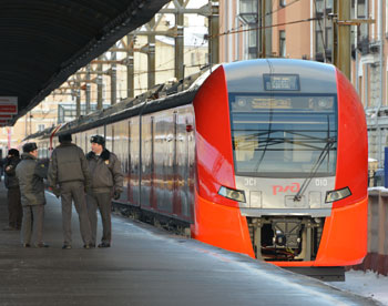 Высокоскоростной поезд «Ласточка» дебютировал в Великом Новгороде 