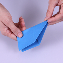 Летящий голубь. Оригами. Шаг 4