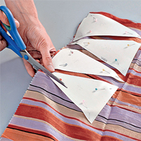 Мягкое сиденье для табурета. Шаг 1