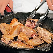 Курица с тыквой. Шаг №1