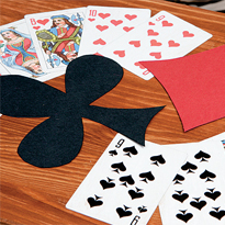 Пуфик в карточном стиле. Шаг 2