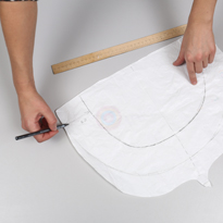 Валяние из шерсти (фелтинг). Шапка для бани. Шаг 1