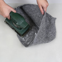 Валяние из шерсти (фелтинг). Шапка для бани. Шаг 11