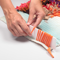 Коврик с ворсом. Шаг 3