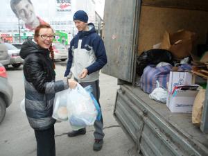 Мусор можно обменять на цветы