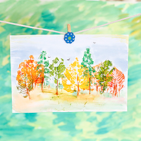 Чем занять ребенка: техники рисования