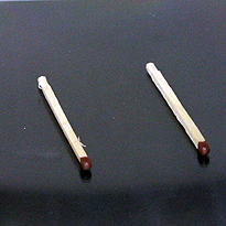 Поделки из спичек: домик. Шаг 1