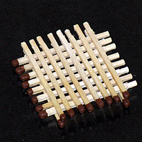 Поделки из спичек: домик. Шаг 3