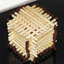 Поделки из спичек: домик. Шаг 6