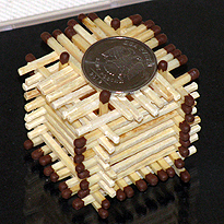 Поделки из спичек: домик. Шаг 7