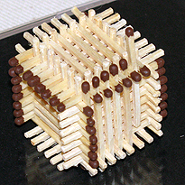 Поделки из спичек: домик. Шаг 10