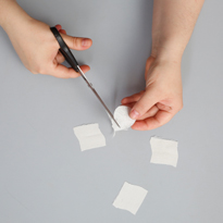 Цветы из ткани. Шаг 1