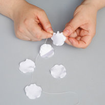 Цветы из ткани. Шаг 3