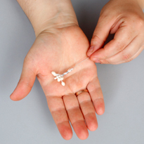 Цветы из ткани. Шаг 5