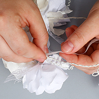 Цветы из ткани. Шаг 11