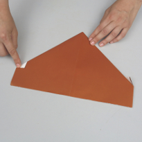 Шапки из бумаги: пилотка. Шаг 5