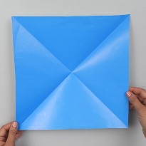 Шапка из бумаги: шлем самурая. Шаг 1