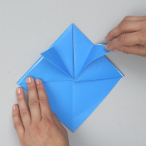 Шапка из бумаги: шлем самурая. Шаг 5