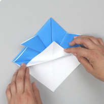 Шапка из бумаги: шлем самурая. Шаг 6