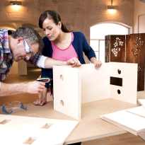 кукольный домик стены