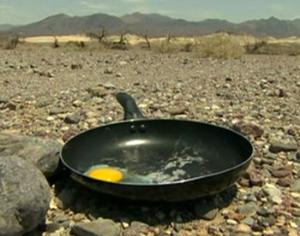 Яичницу не стоит жарить в пустыне