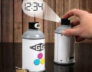 Показывать время может и аэрозоль