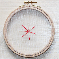 роза, лены, вышивка