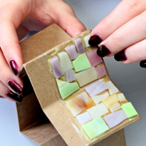 шкатулка, мозаика