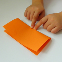 Бумажные фонарики на Новый год. Шаг 1