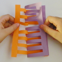 Бумажные фонарики на Новый год. Шаг 4