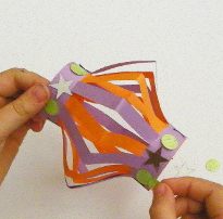 Бумажные фонарики на Новый год. Шаг 6