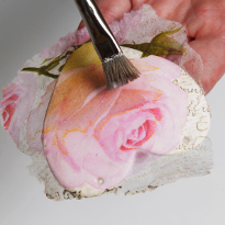 сердце, декупаж, подвеска сердце, декупаж, подвеска