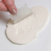 Лепка из полимерной глины: кружевное сердечко. Шаг 3