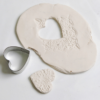 полимерная глина, сердечко