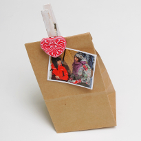 подарок, сердечко, полимерная глина