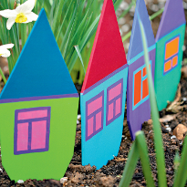 Поделки для сада: бабочки. Шаг 6