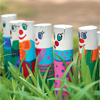 Поделки для сада: бабочки. Шаг 7