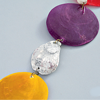 Поделки для сада: мобиль из ракушек. Шаг 4