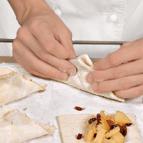 Яблочные карманчики