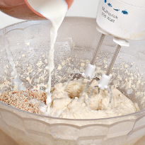 Яблочный кекс с миндалем Яблочный кекс с миндалем