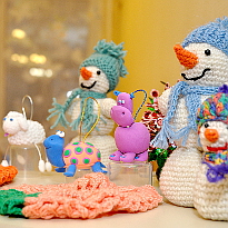 Новогодние поделки с детьми.