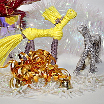 Новогодние поделки. Лошади. Подготовительная группа.