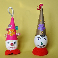 новогодняя игрушка - клоун