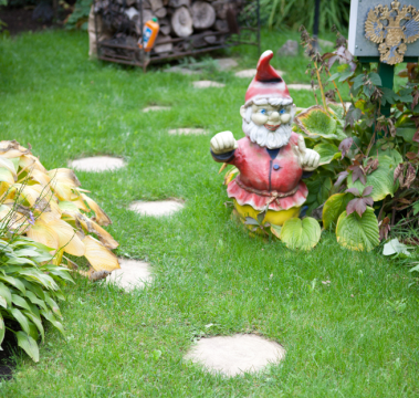 Садовая скульптура. Фото.