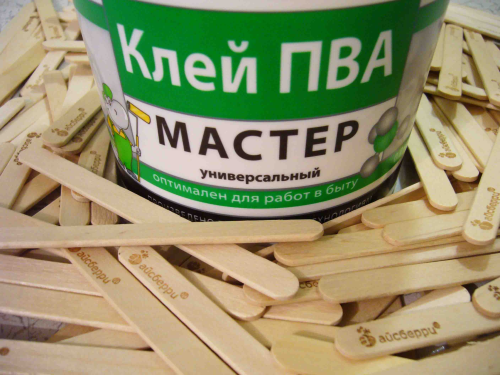 Ваза для конфет из палочек от мороженного. Шаг 1 Ваза для конфет из палочек от мороженного. Шаг 1