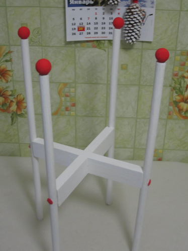 Стоечка для цветов. Шаг 8